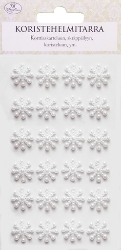 [2473] Pearl sticker Snowflake