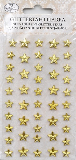 [2491] Rhinestone sticker Star gold