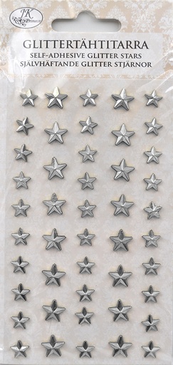 [2492] Rhinestone sticker Star silver