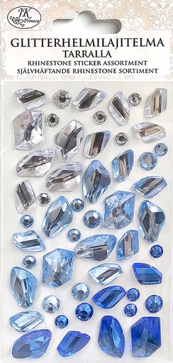 [2507] Rhinestone sticker Gemstone blue
