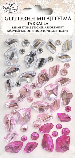 [2508] Rhinestone sticker Gemstone pink