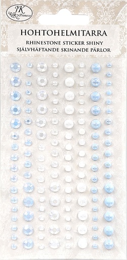 [2513] Shiny rhinestone sticker blue