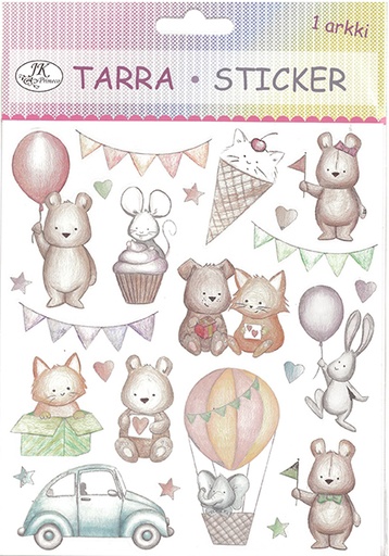 [2574] Sticker Soft toys