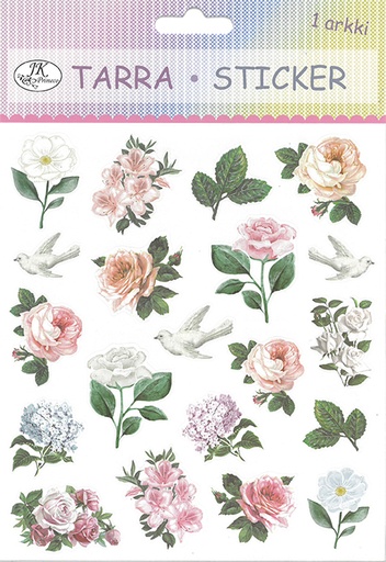 [2580] Sticker Roses pastel