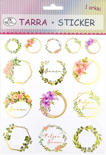 [2588] Sticker Kukkakranssi