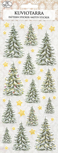 [2658] Pattern sticker Spruces