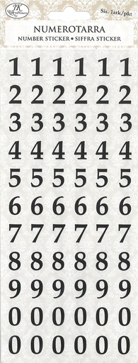[2670] Number sticker small