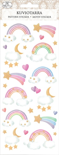 [2676] Pattern sticker Rainbow
