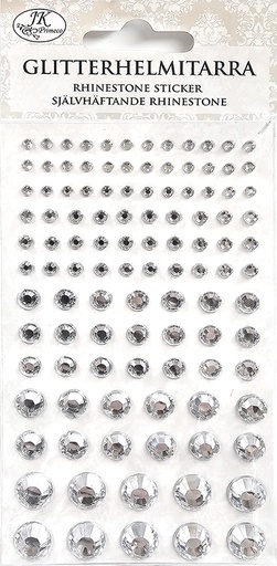 [1300] Rhinestone sticker clear