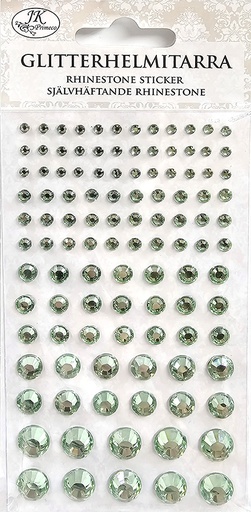 [1304] Rhinestone sticker light green