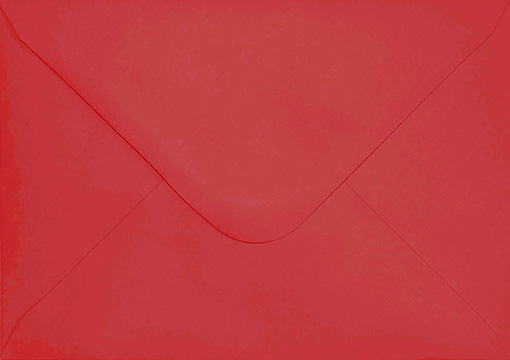 [1509] Envelope C6 red 20pcs