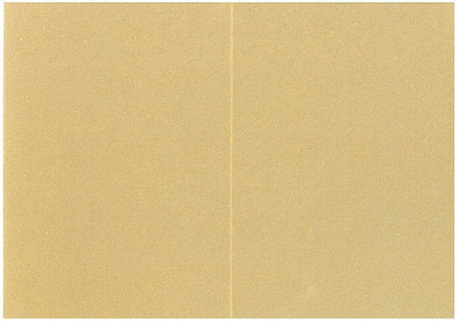 [1560] Folded pearlescent card gold 10pcs