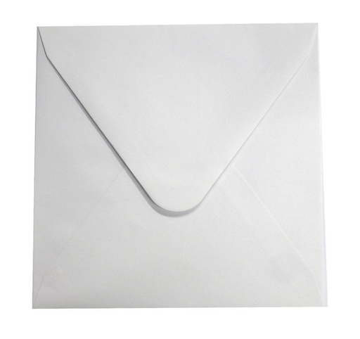 [1654] Envelope square white 10pcs