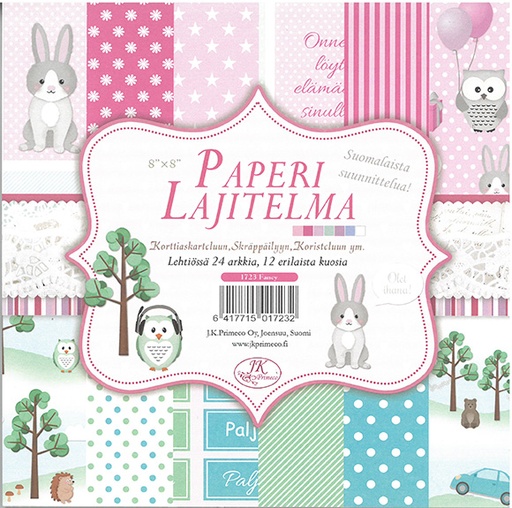 [1723] Paper assortment 8x8 Fancy