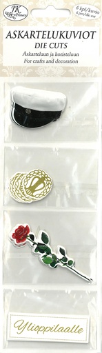 [1758] Die cuts narrow Ylioppilas