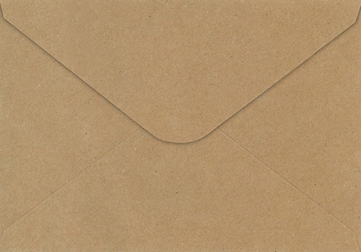[1839] Envelope C6 recycled brown 20pcs 
