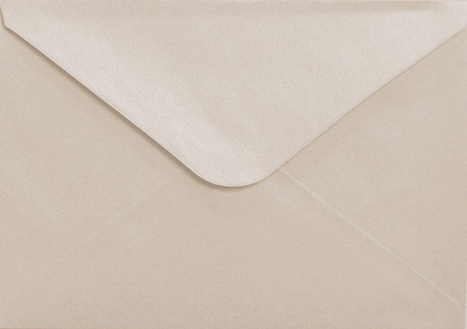 [1891] Pearlescent envelope C6 champagne 10pcs      