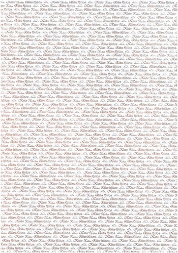 [1932] Design card A4 Kiitos kulta 5pcs