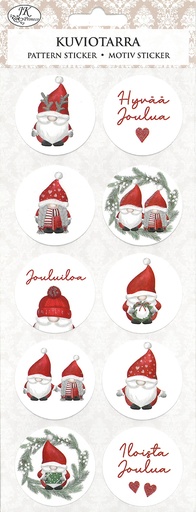 [2721] Pattern sticker Pukki ja muori