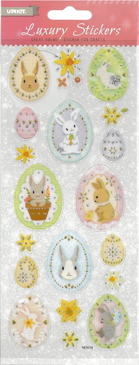[2790] Luxury sticker Easter bunnies