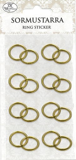 [2806] Ring sticker gold