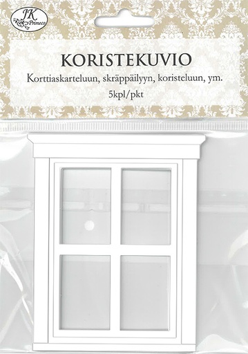 [2890] Decorative die cut Window white 5pcs