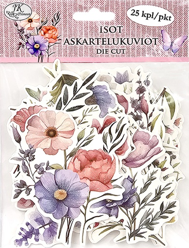 [2927] Big die cuts Rosa 25pcs