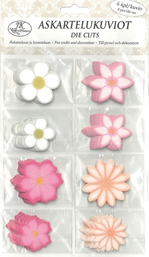 [3005] Die cuts Layered flowers