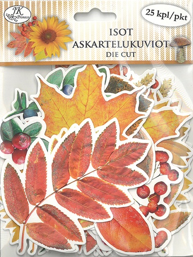 [3018] Big die cuts Fall foliage 25pcs