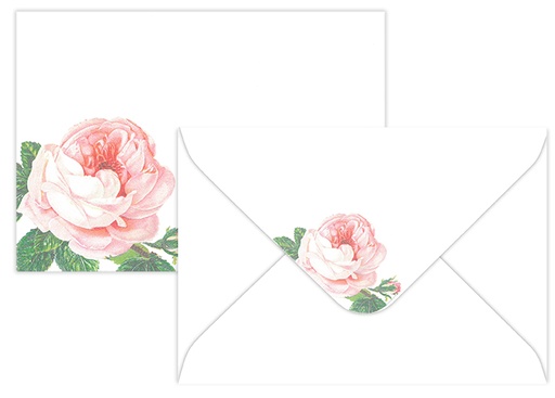 [3129] Envelope C6 Big rose light pink 10pcs