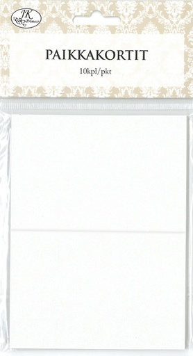 [3140] Place card pearlescent white 5pcs