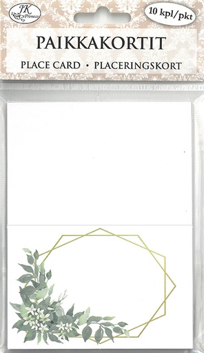 [3144] Place card Verde 10pcs
