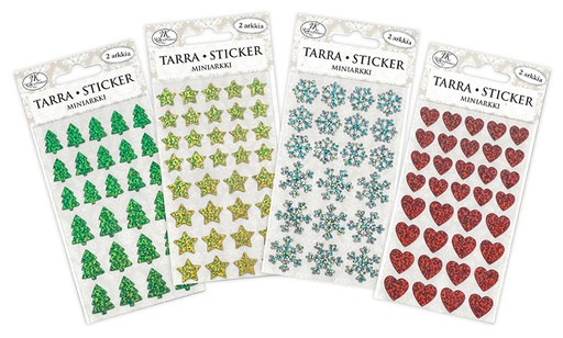 [3179] Mini sticker Christmas hologram 2 sheets