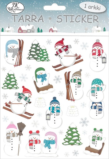 [3266] Sticker Snowmen