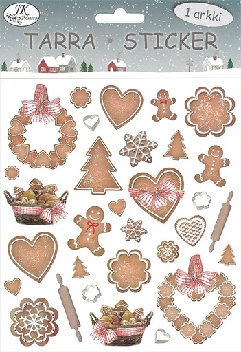 [3271] Sticker Gingerbread