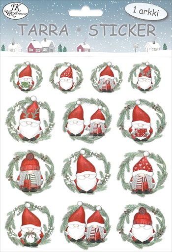 [3279] Sticker Santa couple