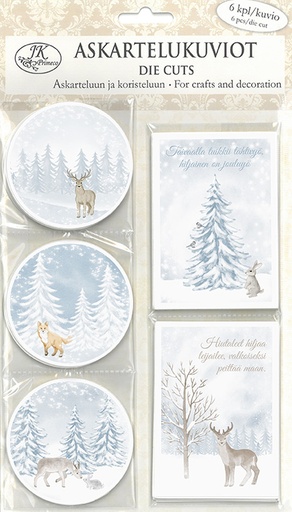 [3348] Die cuts Talvimetsä + teksti