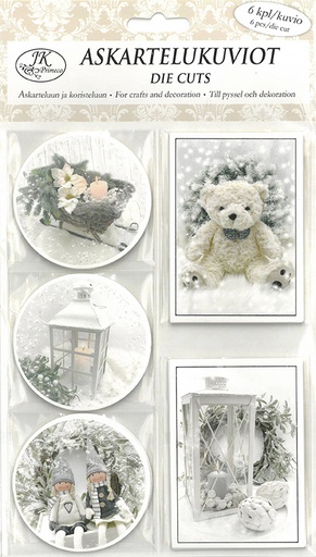 [3349] Die cuts Deco grey