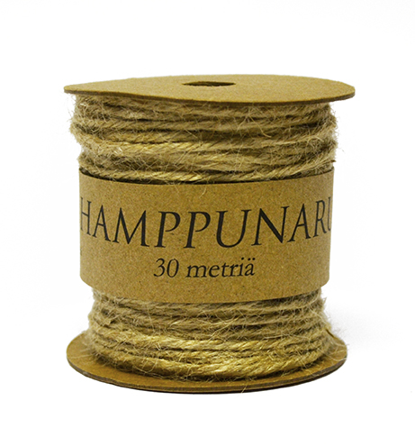 [3563] Hemp cord 2mm x 30m brown