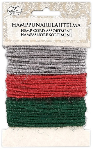 [3571] Hemp cord assortment Christmas