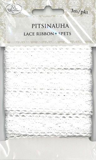 [3589] Lace ribbon 2cm x 3m white