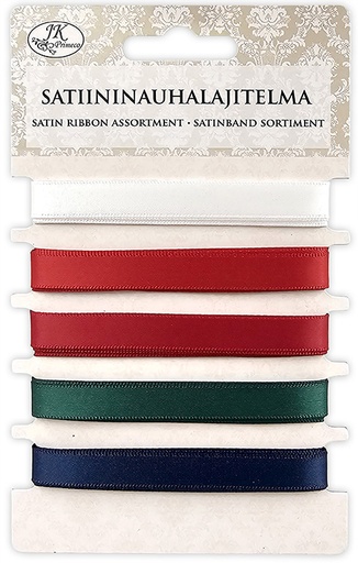 [3637] Satin ribbon assortment Christmas