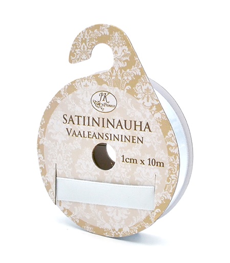 [3667] Satin ribbon 1cm x 10m light blue