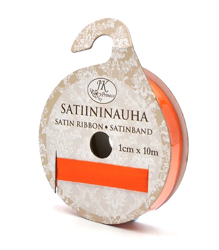 [3693] Satin ribbon 1cm x 10m orange