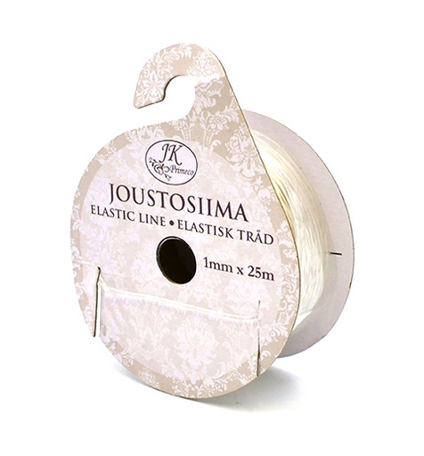 [3731] Elastic line 1mm x 25m clear
