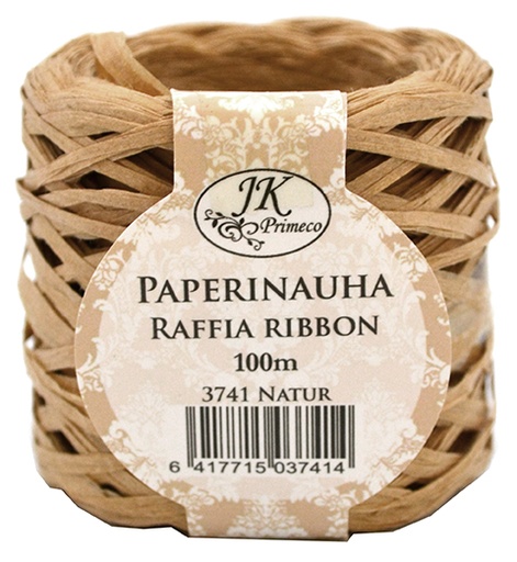 [3741] Paper ribbon 100m natural