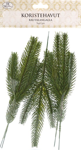 [3799] Artificial Spruce branches 5pcs