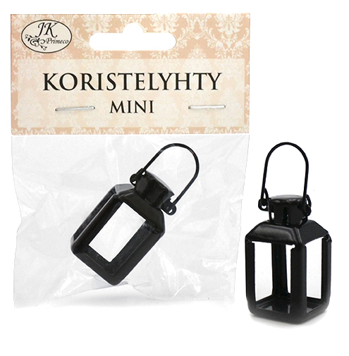 [3857] Miniature lantern black