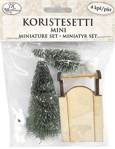 [3890] Koristesetti mini metsä 4kpl