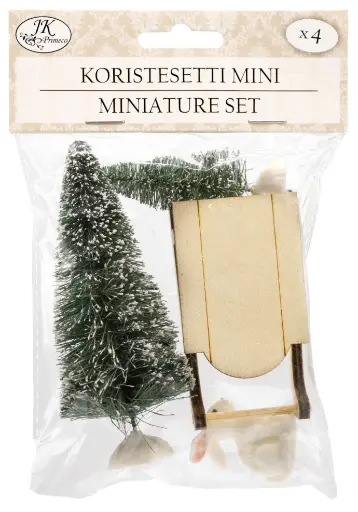 [3890] Koristesetti mini metsä 4kpl